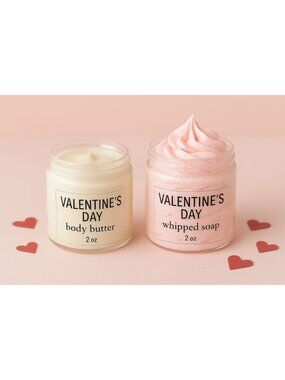 Romantic Valentine's Day Butter & Soap Set